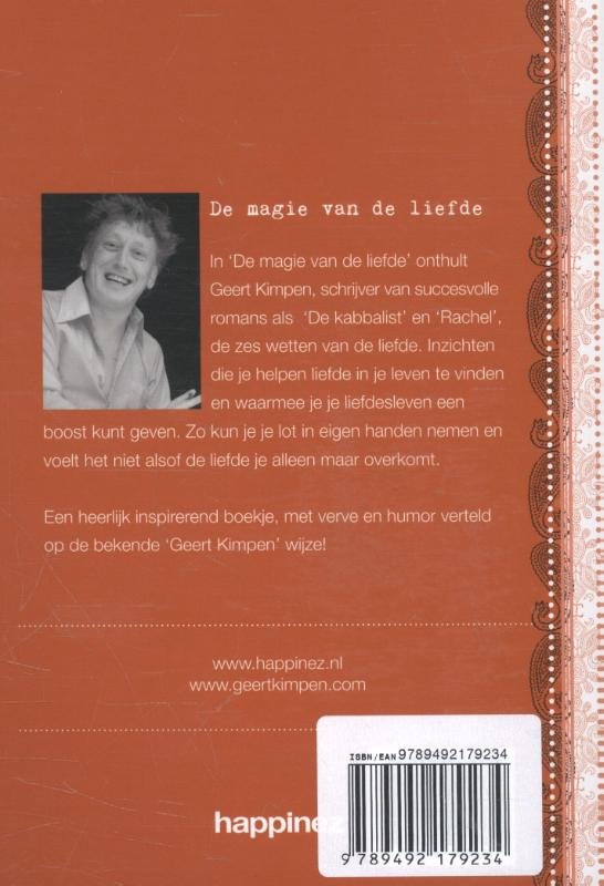 Achterkant van De magie van de liefde