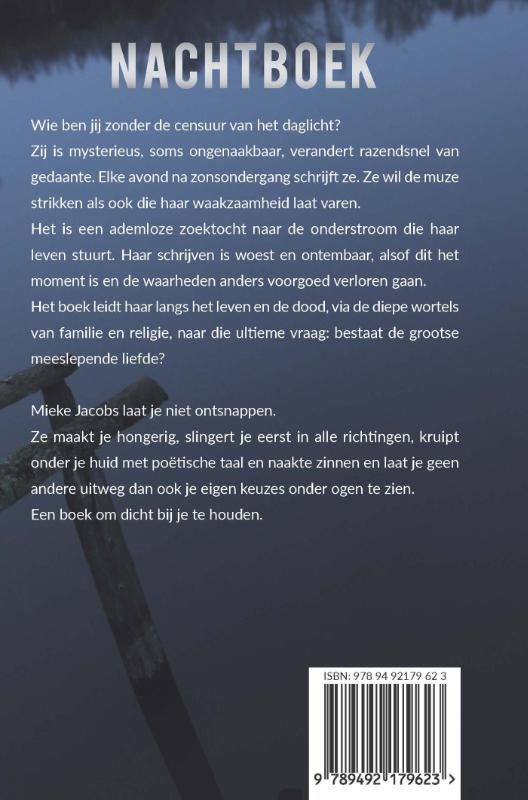 Achterkant van Nachtboek