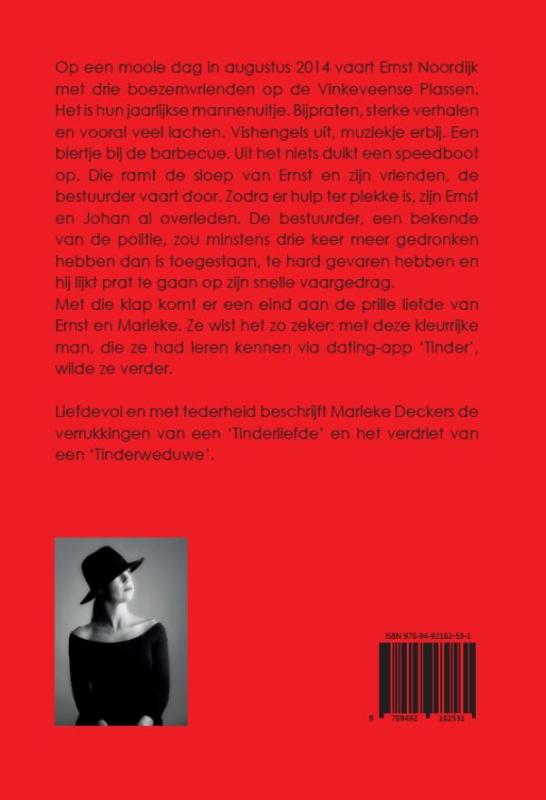 Achterkant van Tinderweduwe