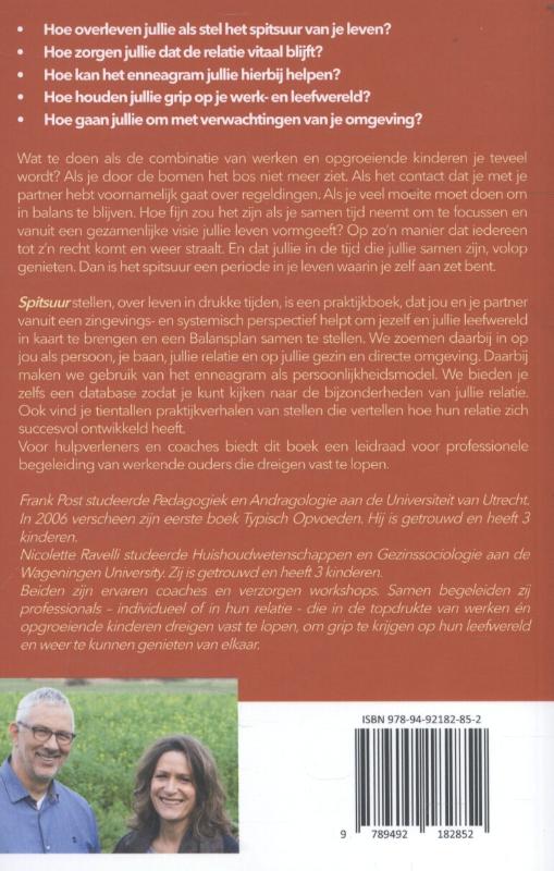 Achterkant van Spitsuurstellen