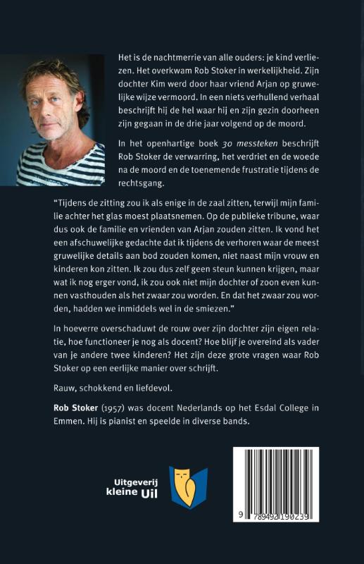 Achterkant van 30 messteken
