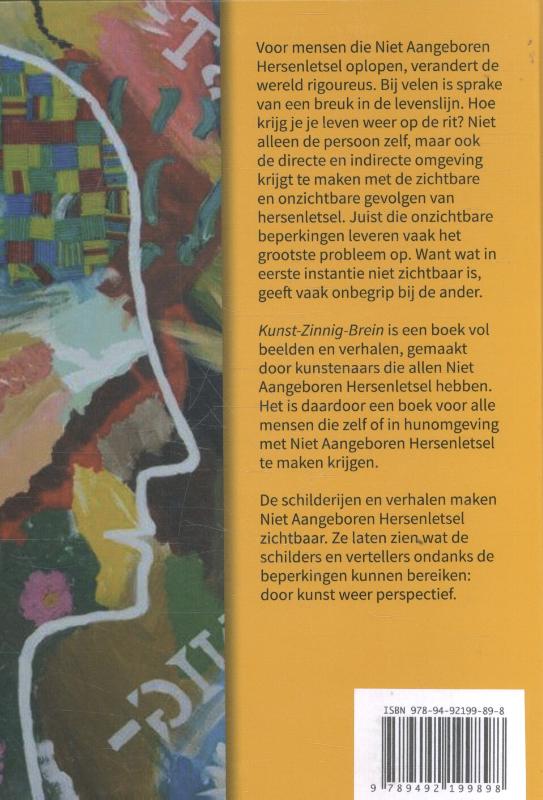 Achterkant van Kunst - zinnig - brein
