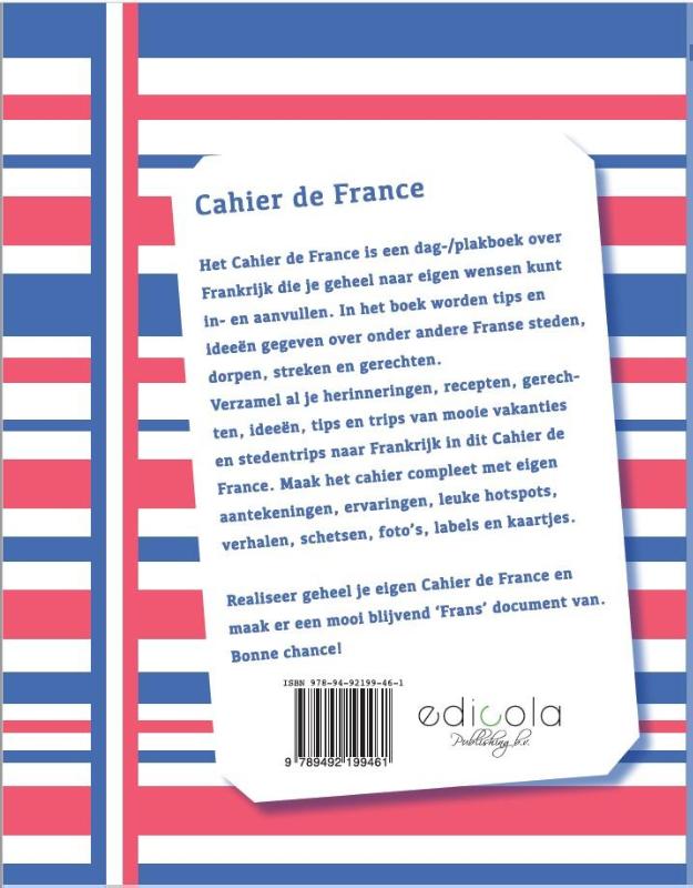 Achterkant van Cahier de France