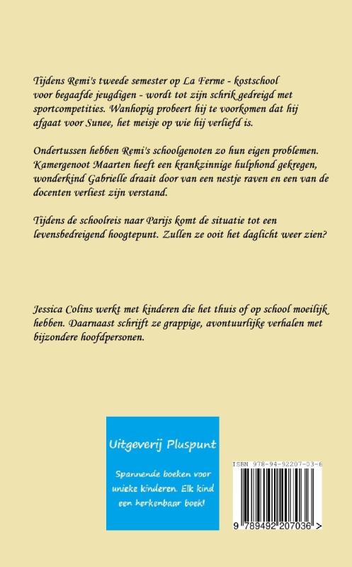 Achterkant van Verdwaald in de catacomben
