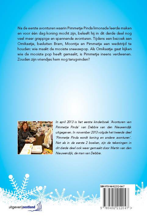 Achterkant van Pimmetje Pinda en vriendjes