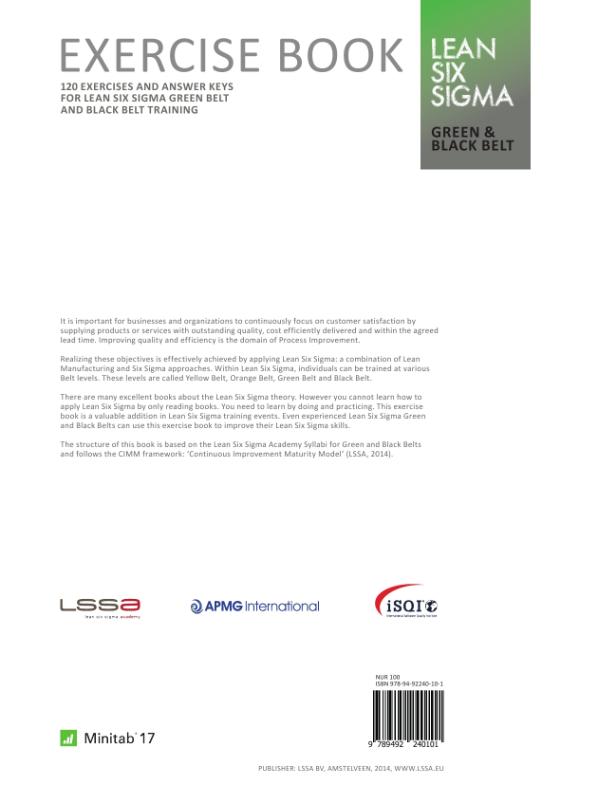 Achterkant van Lean Six Sigma
