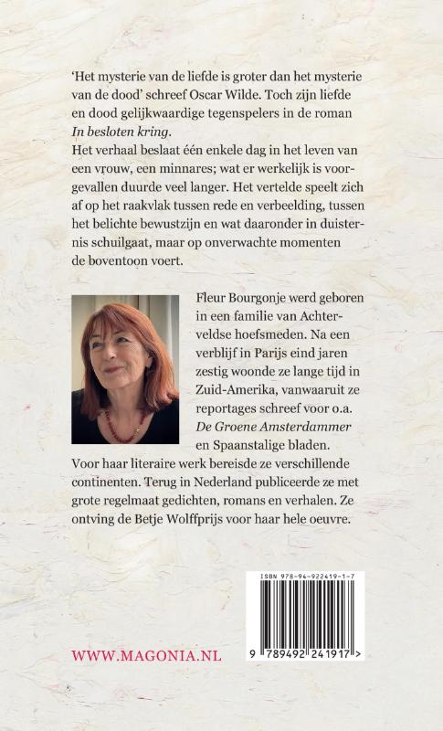 Achterkant van In besloten kring