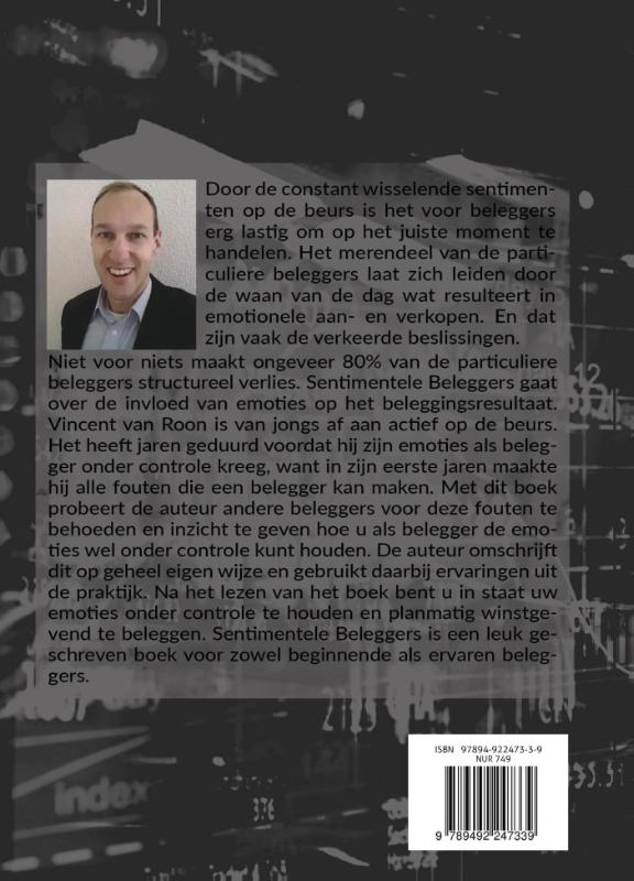 Achterkant van Sentimentele beleggers