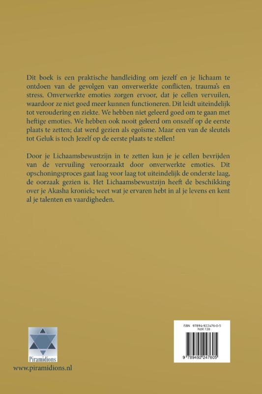 Achterkant van De wijsheid van het lichaamsbewustzijn