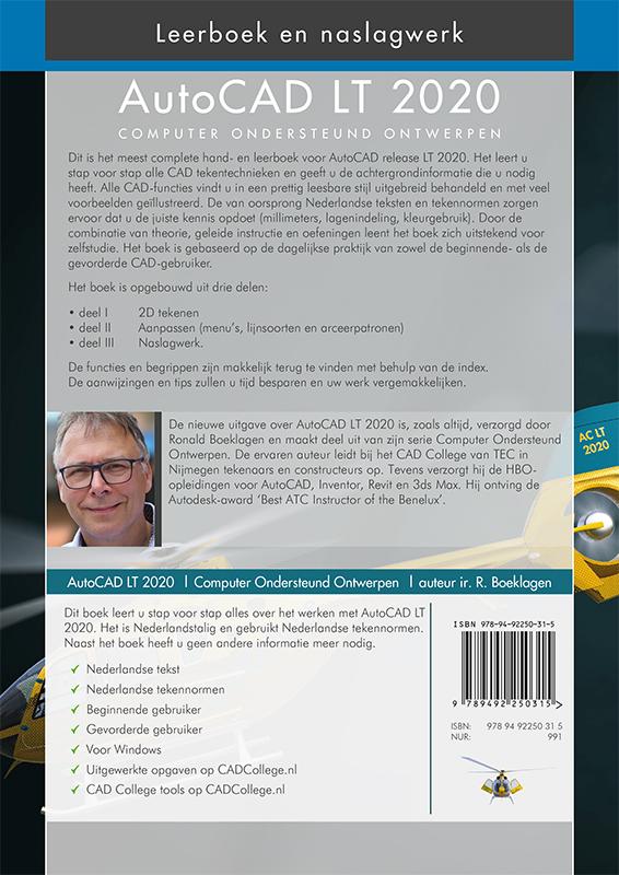 Achterkant van AutoCAD LT2020