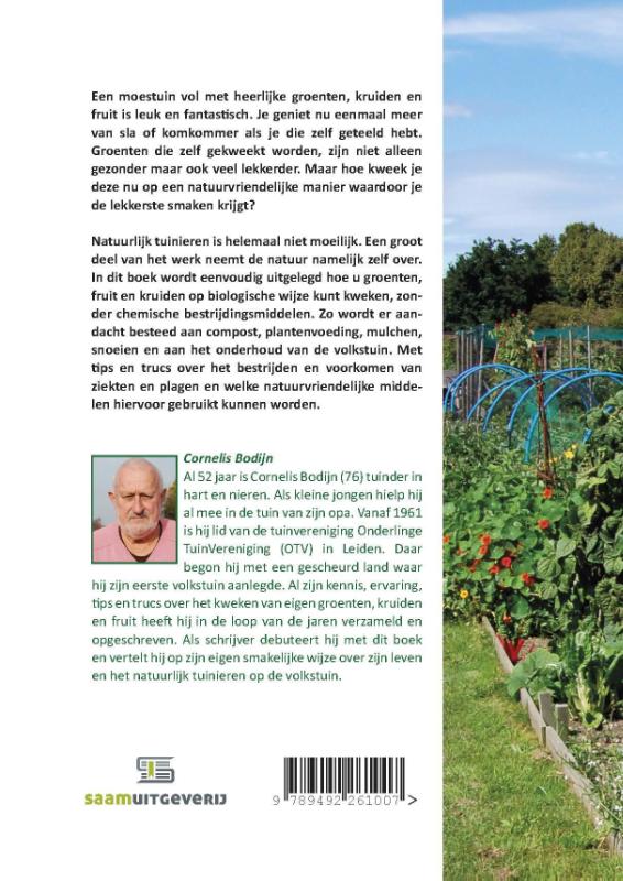 Achterkant van Het leven op de volkstuin