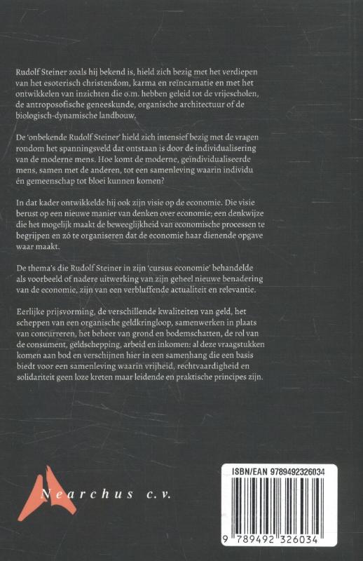 Achterkant van Economie