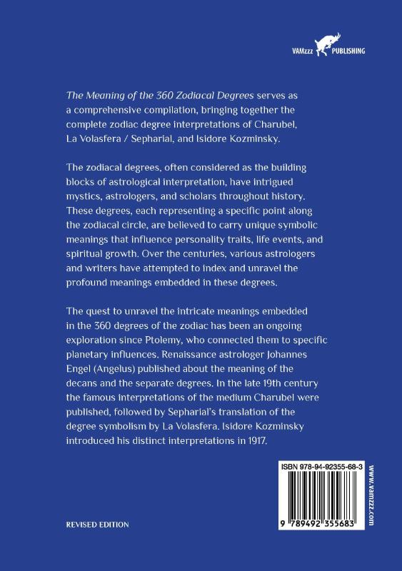 Achterkant van The Meaning of the 360 Zodiacal Degrees
