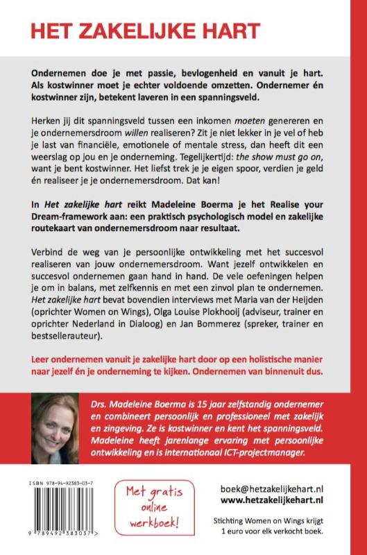 Achterkant van Het zakelijke hart