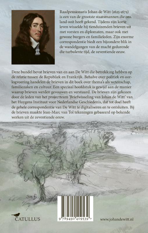 Achterkant van Johan de Witt en Frankrijk