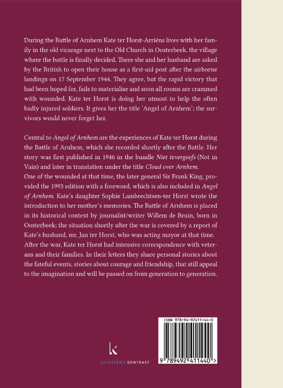 Achterkant van Angel of Arnhem