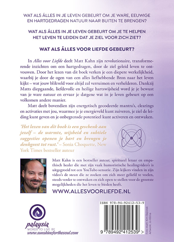 Achterkant van Alles voor liefde