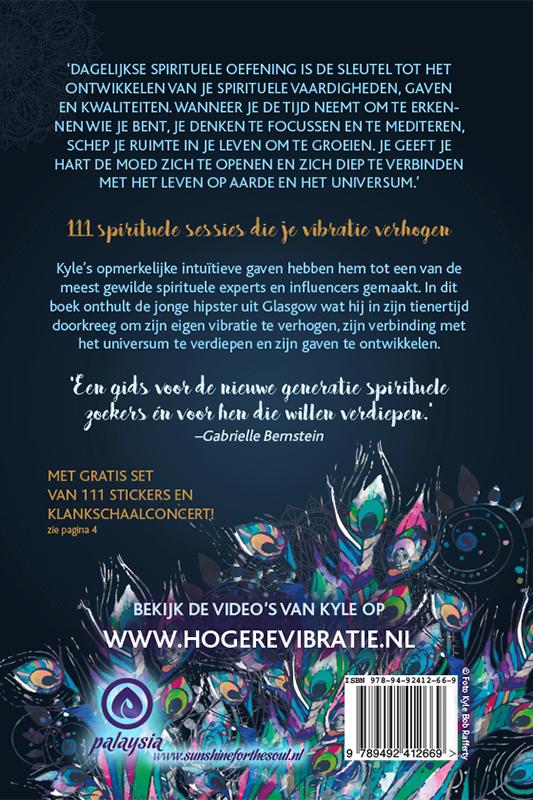 Achterkant van In 111 sessies naar een Hogere Vibratie