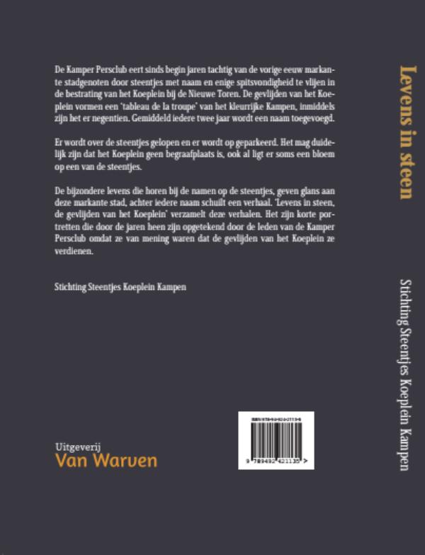 Achterkant van Levens in steen