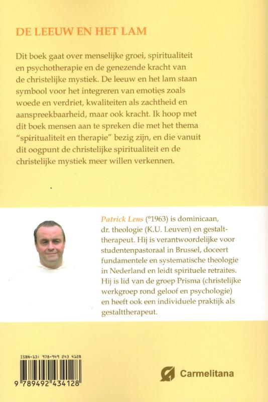 Achterkant van De leeuw en het lam