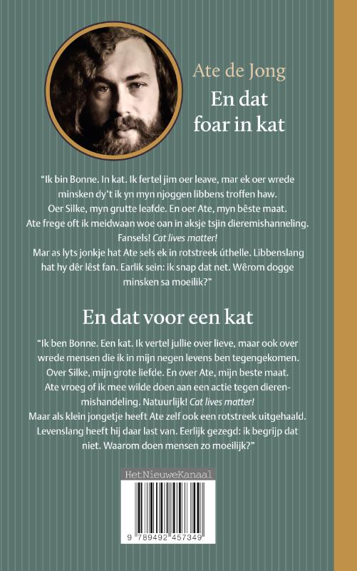 Achterkant van En dat foar in kat / En dat voor een kat