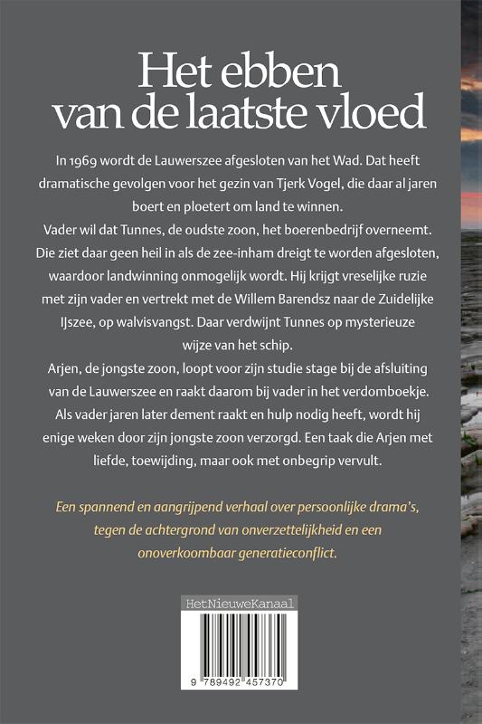 Achterkant van Het ebben van de laatste vloed