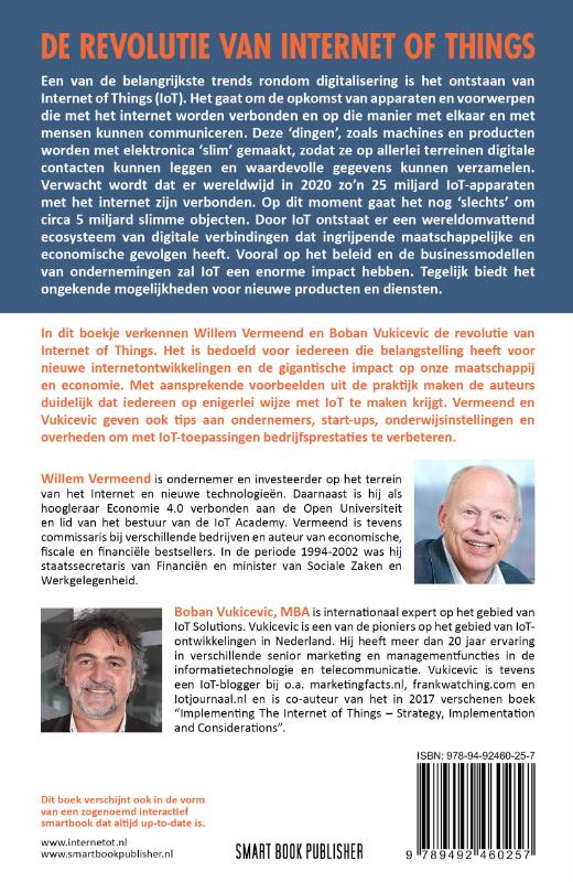 Achterkant van De Revolutie van internet of things
