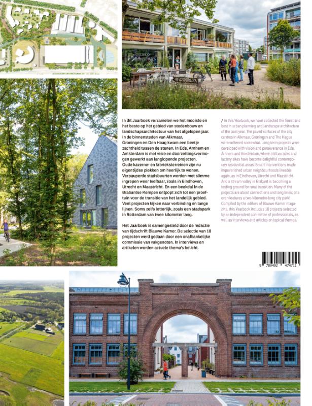 Achterkant van Jaarboek Landschapsarchitectuur en stedenbouw in Nederland 2024
