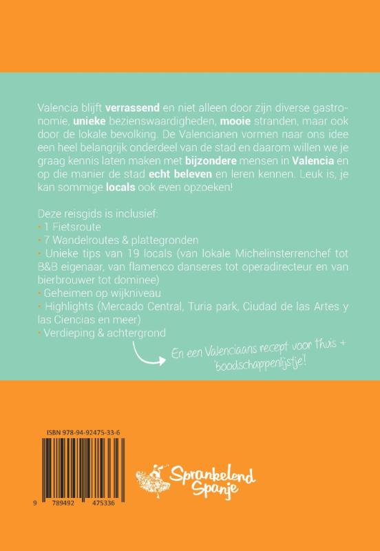 Achterkant van Verrassend Valencia