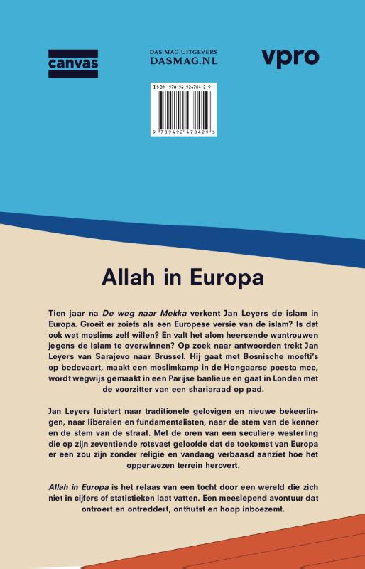 Achterkant van Allah in Europa