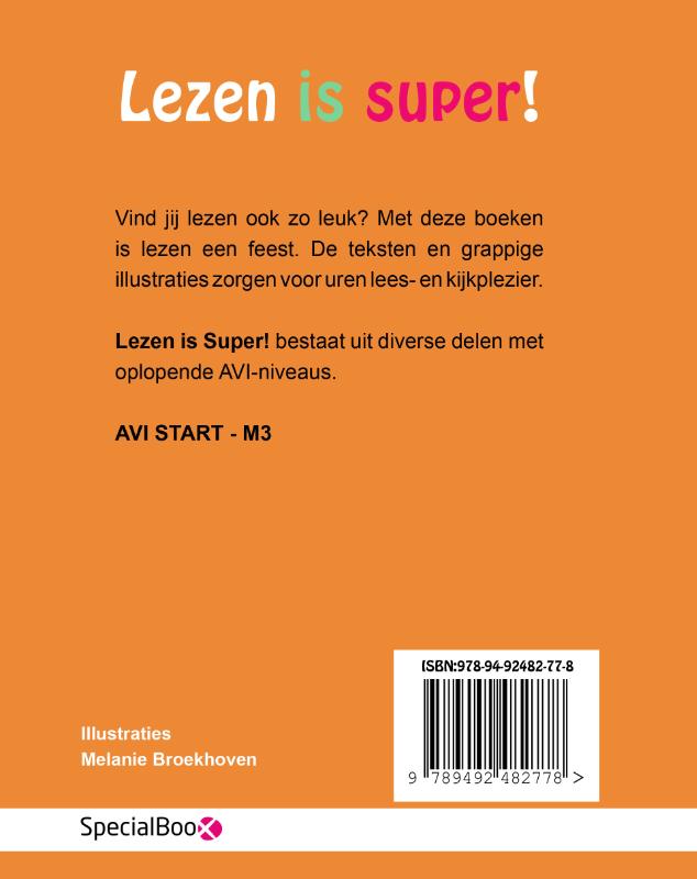 Achterkant van Lezen is super!