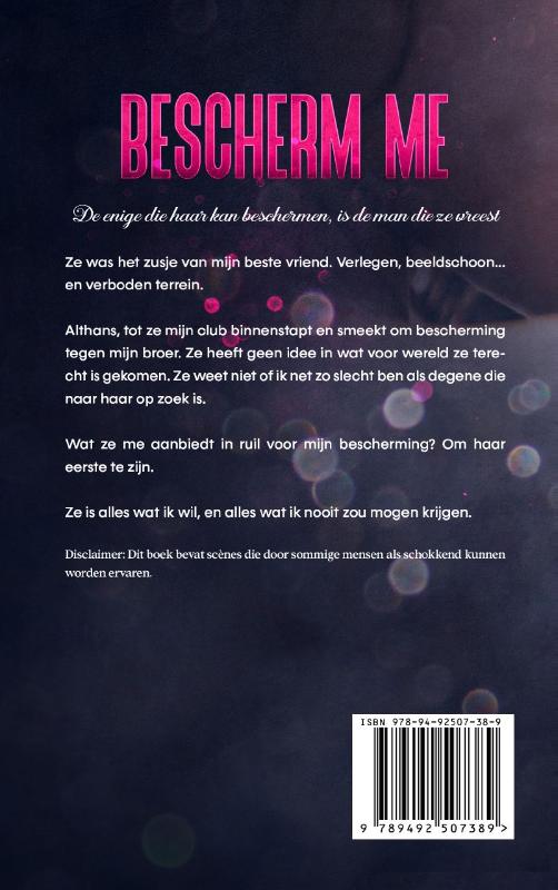 Achterkant van Bescherm Me