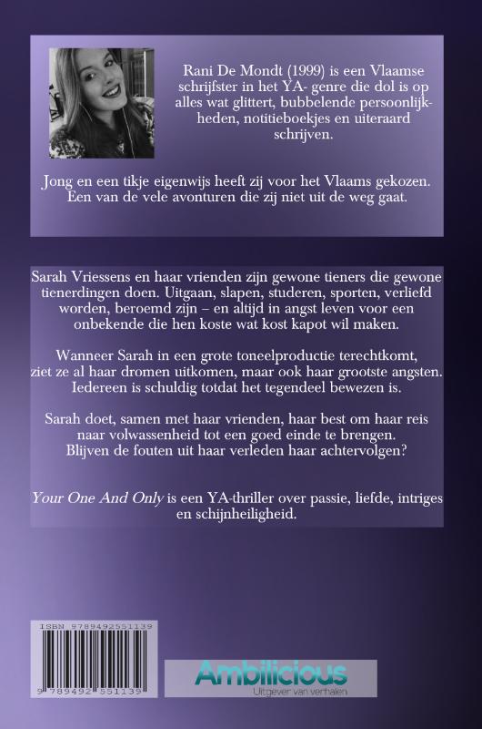Achterkant van Your one and only