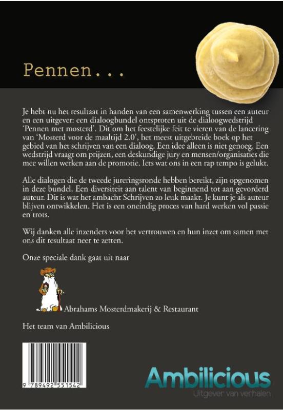 Achterkant van Pennen met mosterd