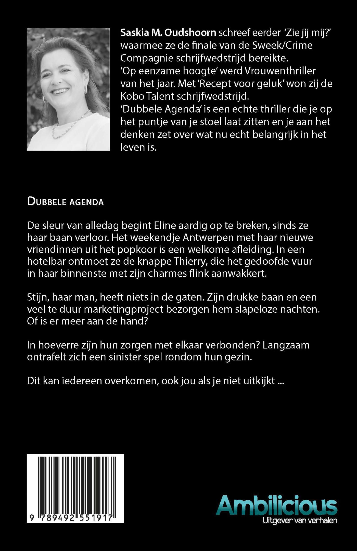 Achterkant van Dubbele Agenda