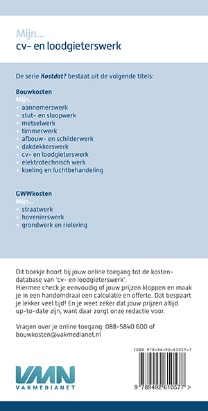 Achterkant van Mijn CV- en loodgieterswerk