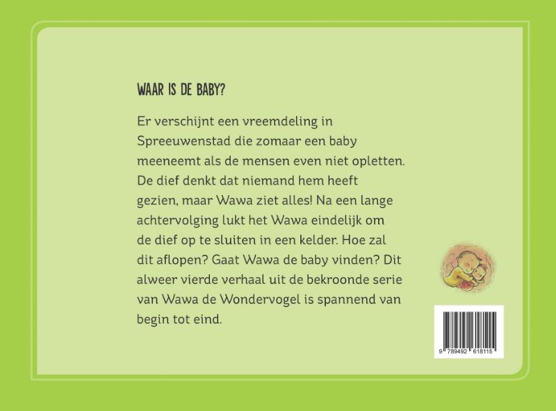 Achterkant van Waar is de Baby?