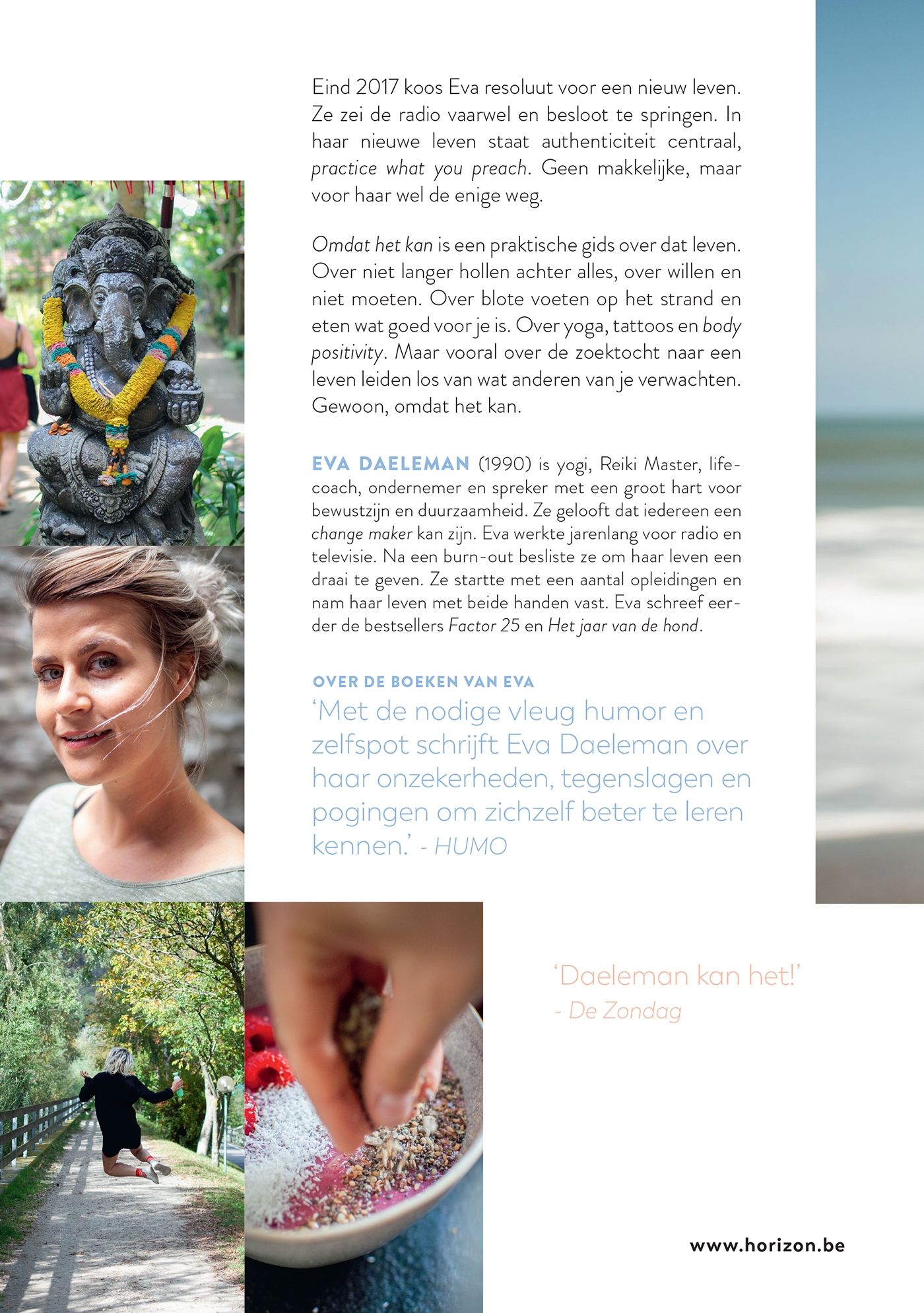 Achterkant van Omdat het kan