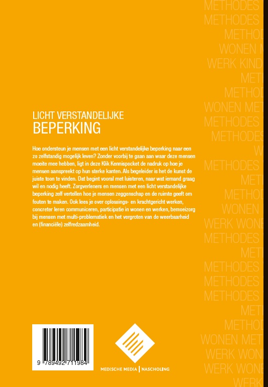 Achterkant van Licht verstandelijke beperking