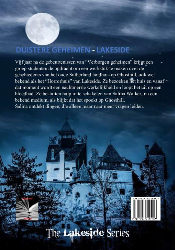 Achterkant van Duistere Geheimen