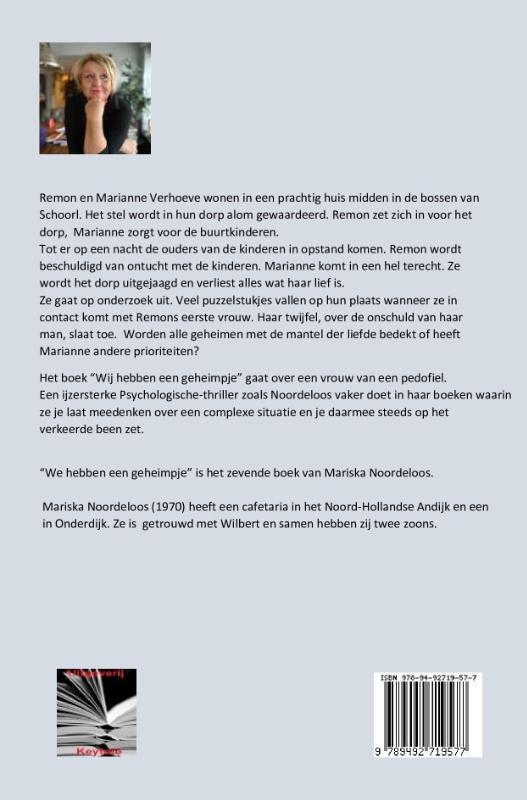Achterkant van Wij hebben een geheimpje