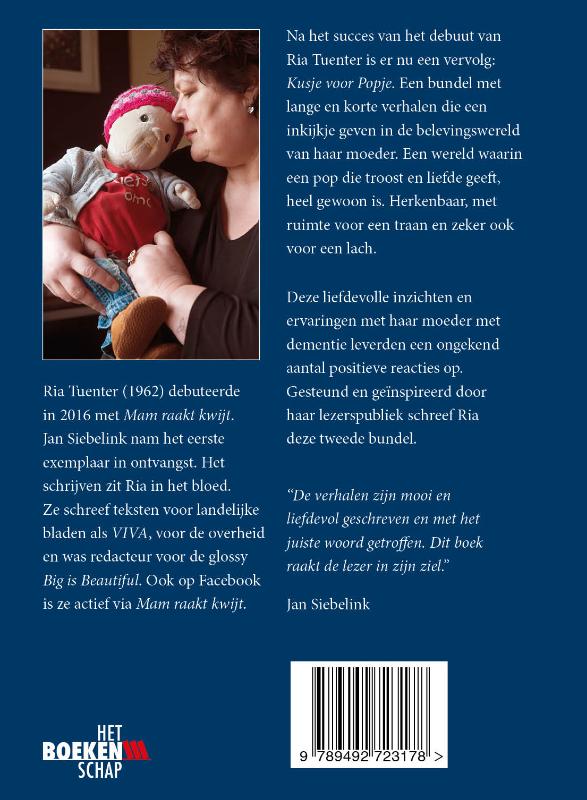 Achterkant van Kusje voor popje