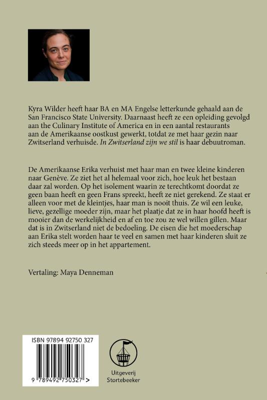 Achterkant van In Zwitserland zijn we stil