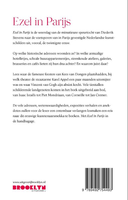 Achterkant van Ezel in Parijs
