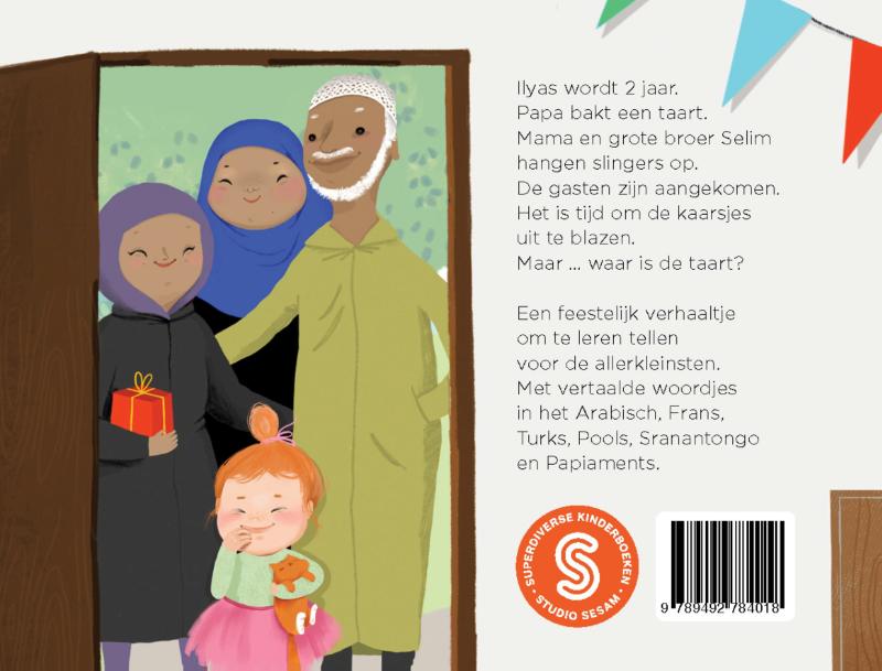 Achterkant van Feest voor Ilyas
