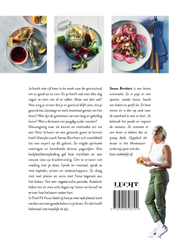 Achterkant van Food fit focus