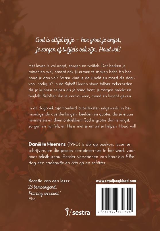 Achterkant van Houd vol