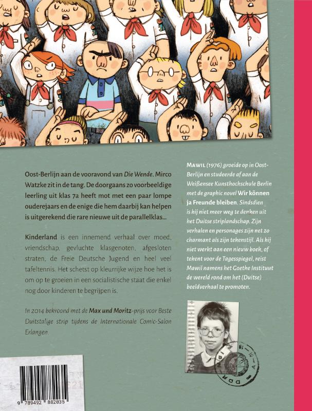 Achterkant van Kinderland