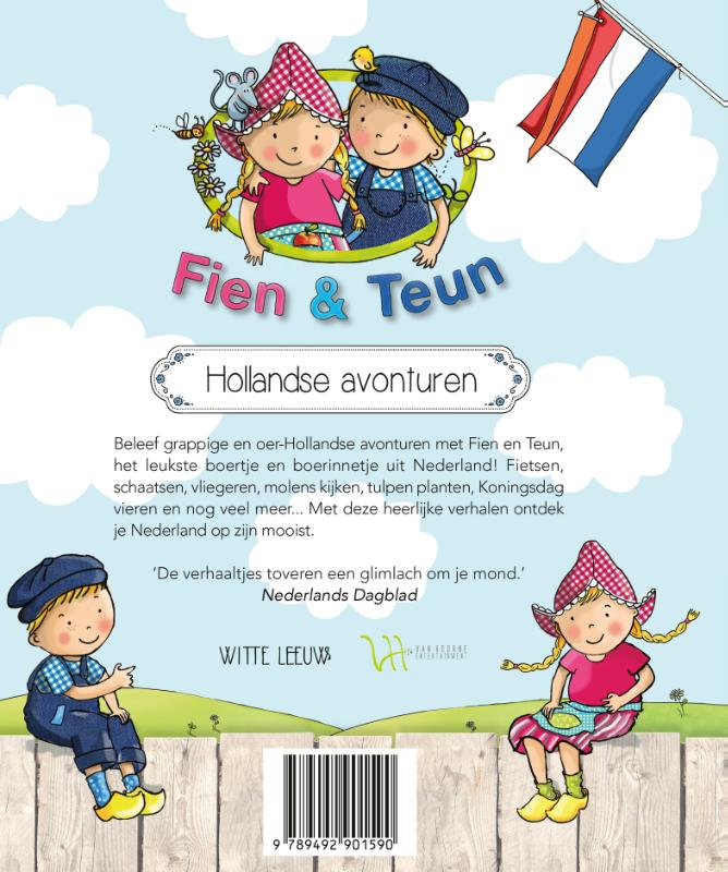 Achterkant van Hollandse avonturen