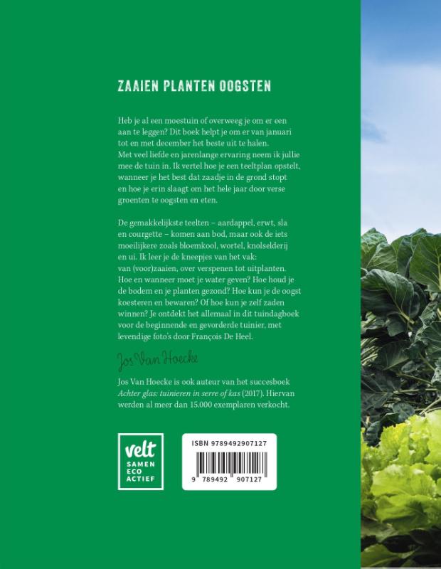 Achterkant van Zaaien Planten Oogsten
